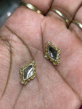Diamond Shaped Crystal AB Charms