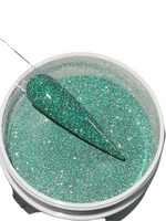 Green Reflective Glitter Acrylic